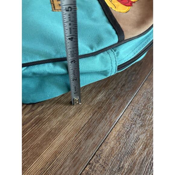 Vintage Small Winnie The Pooh School Backpack Teal 90's Classic - Picture 7 of 7